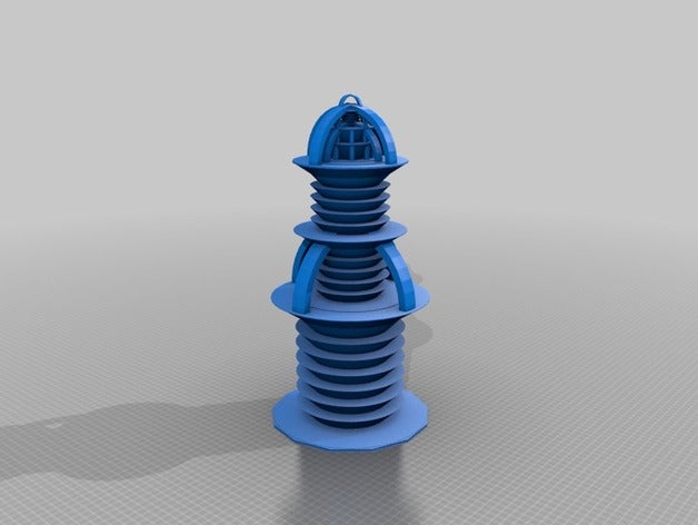 alien mk2 edificio 3 art personalizado 3D print model - Mito3D