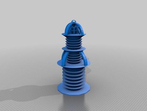 alien mk2 edificio 3 art personalizado 3d print model - Mito3D