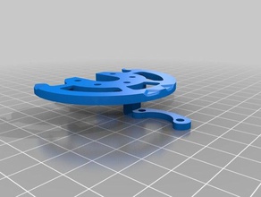 led support ring bltouch Halterung 3d Drucker Teile delta e3d-v6 kossel magnetische Effektor 3d print model - Mito3D