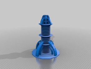 alien mk2 edificio 9 art personalizzato 3d print model - Mito3D