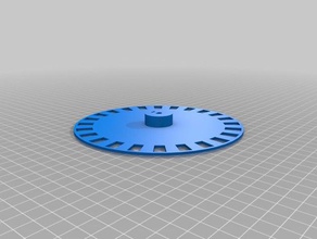 lesvedome optical encoder 24 holes robotics customized 3d print model - Mito3D