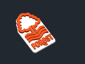 nottingham forest fc-logo Zeichen logos csd 3d print model - Mito3D