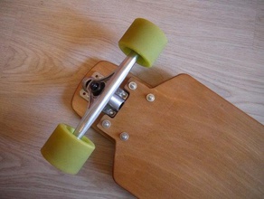 a forcella discesa longboard swbo sport all'aperto cnc lasercut compensato skate skateboard giocattolo veicolo 3d print model - Mito3D