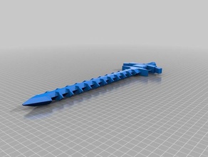 sword bone toys games 3d print model - Mito3D