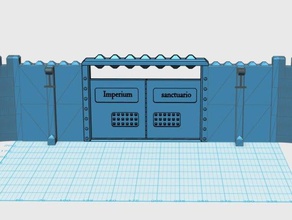 muralhas da cidade brinquedo jogo os acessórios rpg telhas warhammer 40k 3d print model - Mito3D