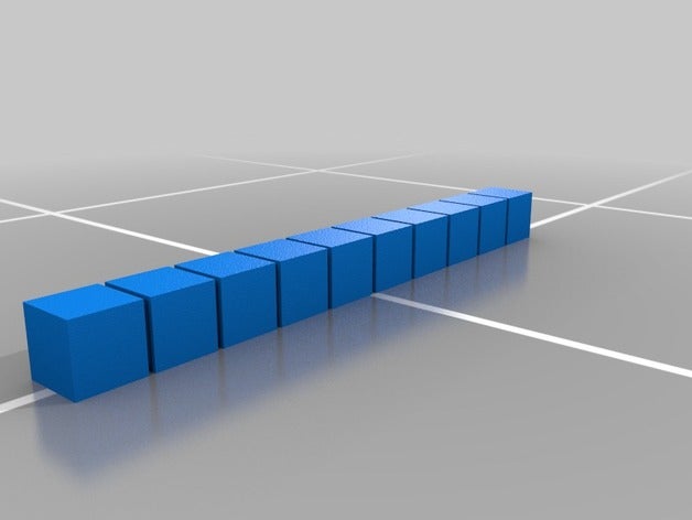 meine angepasste cuisenare set generator Einschub math manipulatives 10x1x1 3D print model - Mito3D