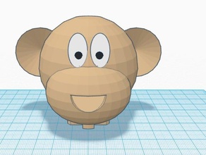 atan maymun gözleri gülümseme 3d baskı 3d print model - Mito3D