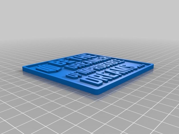 Arzt coaster Träumer Dekor 3D print model - Mito3D