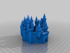 castello-test 1 gli edifici le strutture personalizzato 3d print model - Mito3D