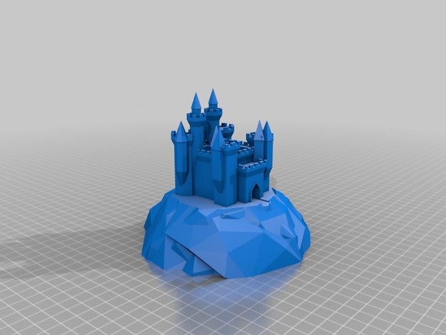 mi personalizados gran castillo generador de los edificios estructuras 3D print model - Mito3D