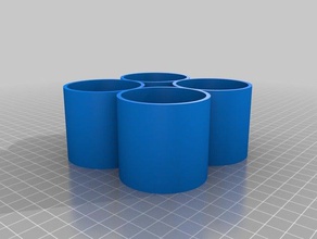 3d printer chem bottle holder organization customized 3d print model - Mito3D