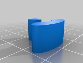 my customized parametrized tube clamp biology 3d print model - Mito3D
