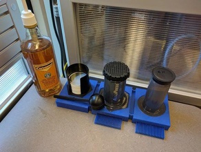 aeropress secagem do suporte a cozinha jantar 3d print model - Mito3D