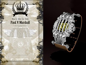 hannibal steampunk reloj de la serie 0 accesorios paultini steam punk 3d print model - Mito3D