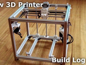 hipercubo 3d printercnc impressoras 2020 corexy núcleo xy 3d print model - Mito3D