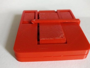 clip piatto piega flippin telefono stand mobile pieghevole 3d print model - Mito3D