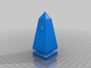 elven obelisco 3d impressão elfos fantasia rpg warhammer fantasy 3d print model - Mito3D