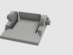 pie de teclado microsoft reclusa partes 3d print model - Mito3D