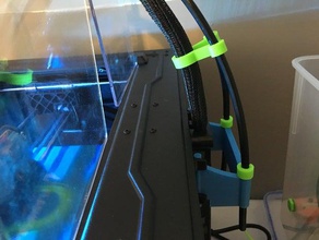 flashforge creator pro filament guide tube stopper clip 3d printer accessories 3d print model - Mito3D