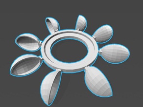 helice pelton de la máquina herramientas electricidad electrónica generador turbina el 3d print model - Mito3D