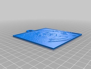 meine angepasste lithopane 2d Kunst 3d print model - Mito3D