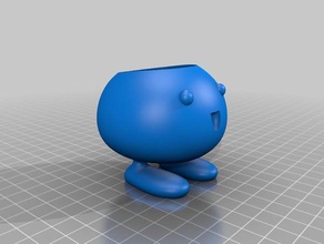 smooth oddish planter 3d printing pokemon 3d print model - Mito3D