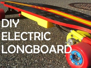 electric longboard sport outdoors skateboard 3d print model - Mito3D