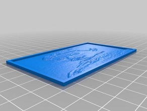 tesla 2d art customized 3d print model - Mito3D