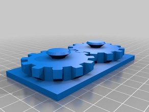 gears mechanical toys 3d print model - Mito3D