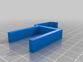 cable hook 25mm desk v2 office customized 3d print model - Mito3D