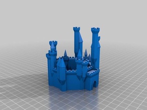 mi personalizados gran castillo generador de los edificios estructuras 3d print model - Mito3D