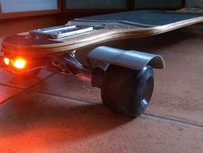 longboard fender spor açık havada tampon 3d print model - Mito3D