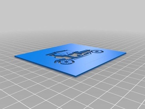 coche a arte as ferramentas personalizado 3d print model - Mito3D