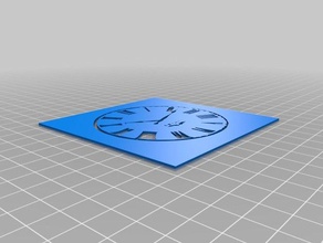 reloj a arte as ferramentas personalizado 3d print model - Mito3D