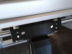magnetic rail system t-bot 3d printer parts 3d print model - Mito3D