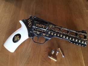 harley quinn nos arma adereços 3d print model - Mito3D