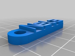 nela llavero organización personalizado 3d print model - Mito3D