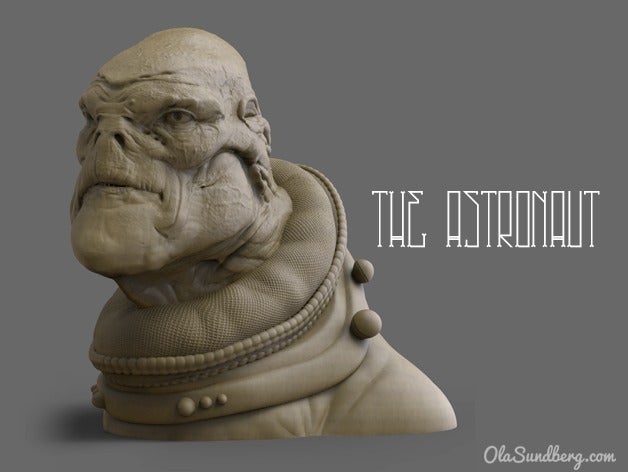 astronaut sculptures 3D print model - Mito3D