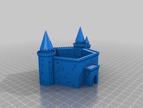 my customized medieval fortress generator buildings structures 3d print model - Mito3D