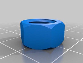 porca do adaptador flex partes personalizado 3d print model - Mito3D