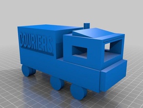 new zealand courier truck 3d printing 3d print model - Mito3D