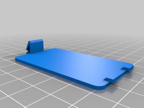 neo geo pocket color de la cubierta batería 3d impresión poket 3d print model - Mito3D