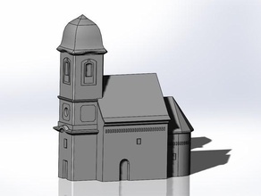 dechtice igreja edifícios estruturas 3d print model - Mito3D