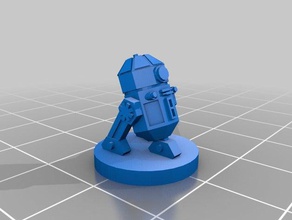 star wars rpg p3-n15 droid em miniatura modelo robôs de 28mm starfinder masmorras 3d print model - Mito3D