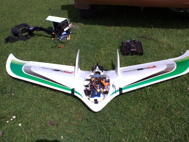 fx-61 accessori rc i veicoli flyingwing ala volante parti 3D print model - Mito3D