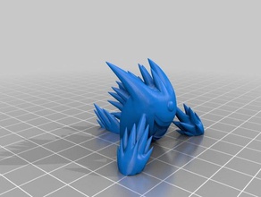 mega gengar creatures figure pokemon figures 3d print model - Mito3D
