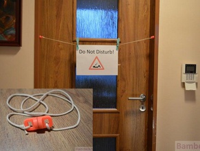 magnético de la cuerda seguridad los hogares banner puerta marco el tope titular línea parte dormir 3d print model - Mito3D