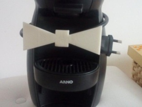 gravata maquina caf&eacute cravate machine à café dolce gusto cuisine manger support de câble 3d print model - Mito3D