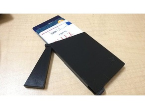 slim carteira v40 recipientes clip de dinheiro 3d print model - Mito3D