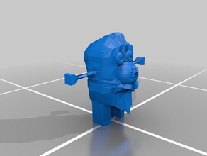 mostro scimmia mash2 3d stampa 3d print model - Mito3D